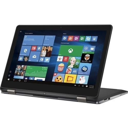 델 Dell DELL 7000 Series Inspiron 2-in-1 15.6 4K 3840 x 2160 UHD Touch-screen Flip Convertible Laptop, Intel Core i7 6500U up to 3.1 GHz, 8GB RAM, 1TB HDD, 802.11AC, Bluetooth, HDMI, Windo