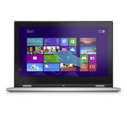 델 Dell DELL Flagship Inspiron 2-in-1 13.3 Touch-Screen Laptop - Intel Core i5 -7200U - 8GB Memory - 256GB Solid State Drive - Gray