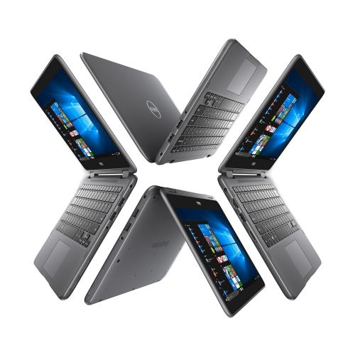 델 2018 Dell Inspiron 11 11.6 HD Touchscreen 2 in 1 Laptop Computer, AMD A9-9420e up to 2.9GHz, 8GB DDR4 RAM, 128GB SSD, WIFI, Bluetooth, USB 3.1, HDMI, Webcam, MaxxAudio, McAfee Live