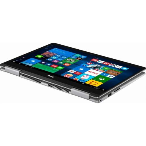 델 2018 Dell Inspiron 7000 2-In-1 13.3 FHD IPS Touchscreen LED Backlight Premium Laptop | Intel Core i5 (8th Gen) 8250U Quad-core 6MB Cache | 8GB DDR4 | 256GB SSD | Backlit Keyboard |