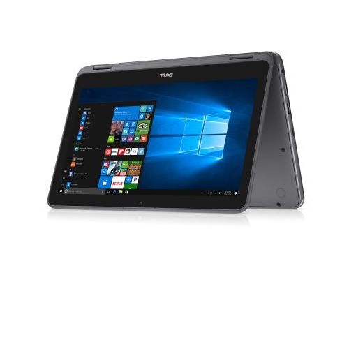 델 Dell Inspiron 11.6 2-in-1 Convertible HD Touchscreen Laptop - Intel Quad-Core Pentium N3710 1.6GHz, 500GB HDD, 4GB RAM, MaxxAudio, 802.11bgn, Webcam, Bluetooth, HDMI, Win 10