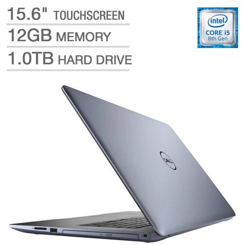 델 Dell Inspiron 15 5000 15.6-inch Touchscreen Full HD 1080p Premium Laptop, Intel Quad Core i5-8250U, 12GB RAM, Backlit Keyboard, BT [Choose Your Color, RAM, SSD] (12GB RAM | Custom