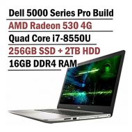 Dell Inspiron 5000 Series 17.3 Inch Full HD Business Laptop (8th Gen Intel Quad Core i7-8550U, 16GB DDR4 Memory, 256GB SSD + 2TB HDD, 4GB AMD Radeon 530, Backlit Keyboard, Windows