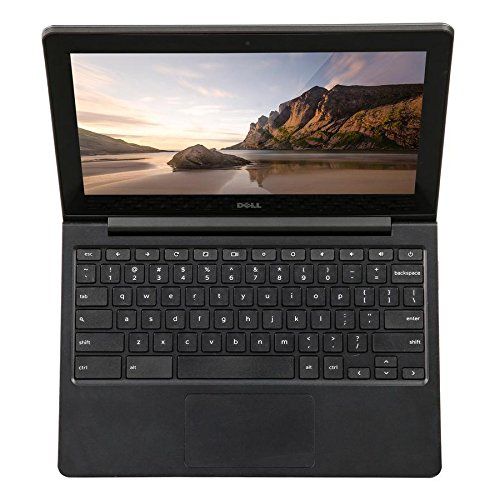 델 Dell Chromebook 11 - 3180 Intel Celeron N3060 X2 1.6GHz 4GB 16GB 11.6, Black (Scratch and Dent)