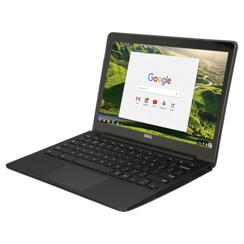 델 Dell Chromebook 11 - 3180 Intel Celeron N3060 X2 1.6GHz 4GB 16GB 11.6, Black (Scratch and Dent)