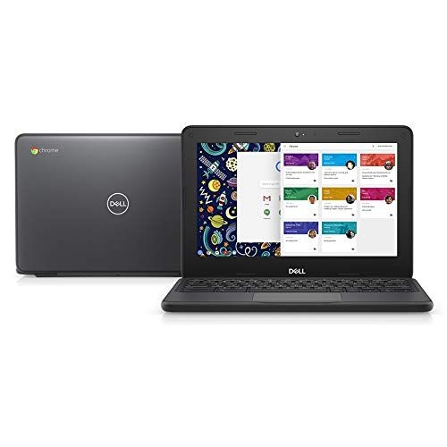 델 Dell Chromebook 11 5190 Intel Celeron N3350 X2 1.1GHz 4GB 32GB 11.6, Black (Certified Refurbished)