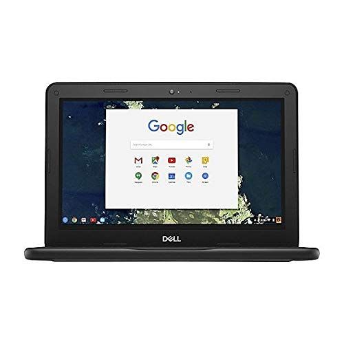 델 Dell Chromebook 11 5190 Intel Celeron N3350 X2 1.1GHz 4GB 32GB 11.6, Black (Certified Refurbished)