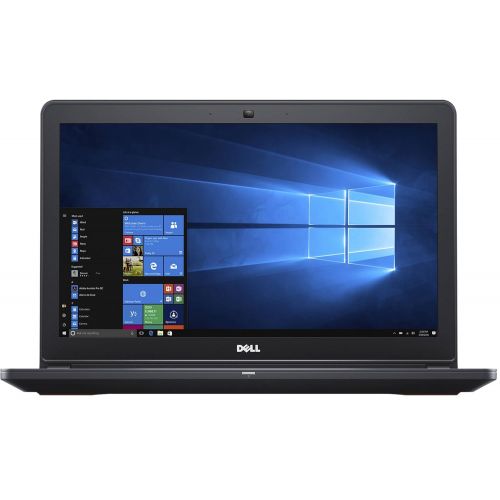 델 Dell Inspiron 15 5000 5577 Gaming Laptop - 15.6 Anti-Glare FHD (1920x1080), Intel Quad-Core i5-7300HQ, 128GB SSD + 1TB HDD, 16GB DDR4, NVIDIA GTX 1050 4GB, Red Backlit Keys, Window