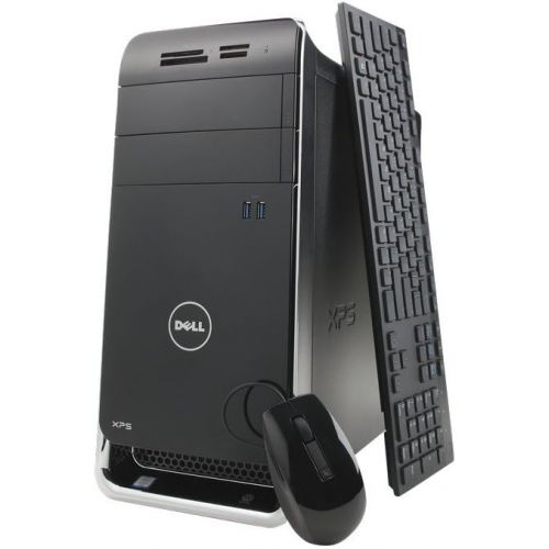 델 Dell XPS 8900 Ultra Gaming Desktop, Intel i7-6700 Quad-Core Processor 3.4GHz 8GB DDR4 RAM 1TB 7200RPM HDD GTX 730 2GB DRR3 DVD+-RW WiFi HDMI Bluetooth Windows 7  10 Professional