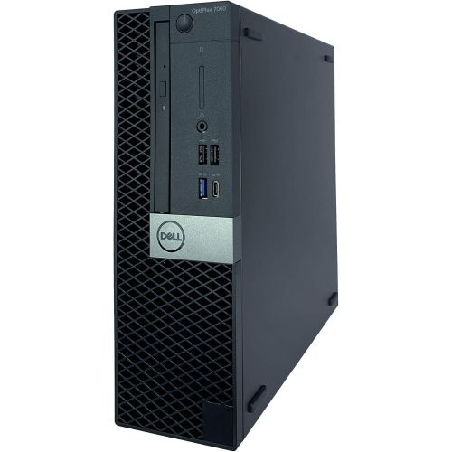 델 Dell Optiplex 7060 SFF Desktop - 8th Gen Intel Core i7-8700 6-Core Processor up to 4.60 GHz, 16GB DDR4 Memory, 128GB SSD + 2TB SATA Hard Drive, Intel UHD Graphics 630, DVD Burner,