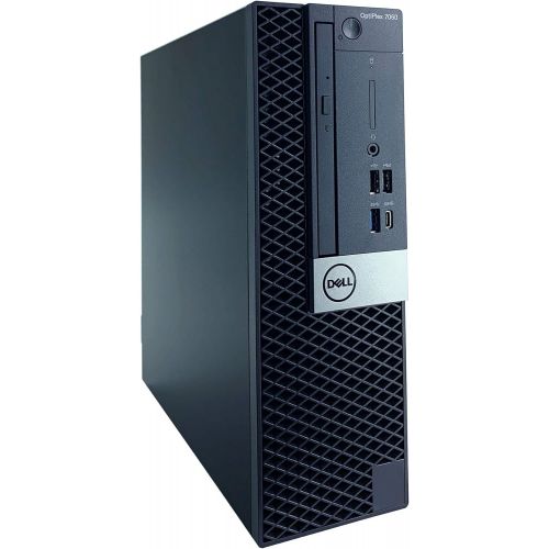 델 Dell Optiplex 7060 SFF Desktop - 8th Gen Intel Core i7-8700 6-Core Processor up to 4.60 GHz, 24GB DDR4 Memory, 128GB SSD + 500GB SATA Hard Drive, Intel UHD Graphics 630, DVD Burner