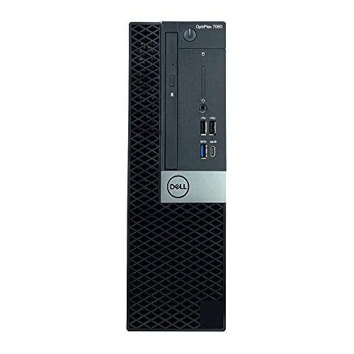 델 Dell Optiplex 7060 SFF Desktop - 8th Gen Intel Core i7-8700 6-Core Processor up to 4.60 GHz, 32GB DDR4 Memory, 128GB SSD + 500GB SATA Hard Drive, Intel UHD Graphics 630, DVD Burner