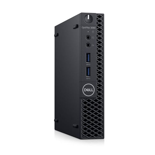 델 Dell OP3060MFFXNJHM OptiPlex 3060 XNJHM Micro PC with Intel Core i5-8500T 2.1 GHz Hexa-core, 4GB RAM, 500GB HDD, Windows 10 Pro 64-bit