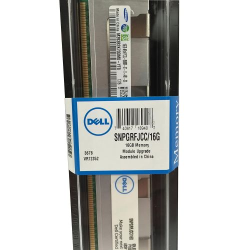 델 Dell 64GB (4x16GB) SQL Database Server RAM Upgrade for Dell PowerEdge R410 DDR3 1066Mhz PC3-8500 ECC Registered 4Rx4 CL7 1.35v SNPGRFJCC16G