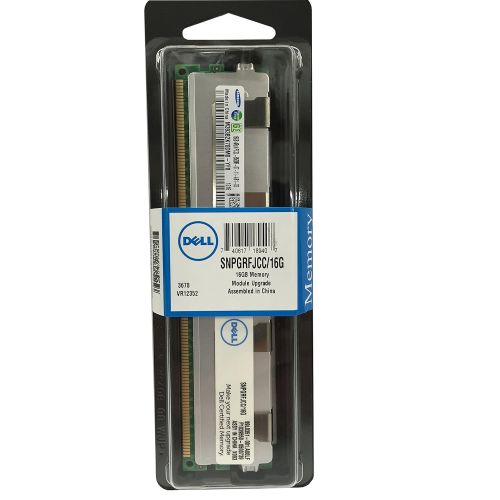 델 Dell 64GB (4x16GB) SQL Database Server RAM Upgrade for Dell PowerEdge R410 DDR3 1066Mhz PC3-8500 ECC Registered 4Rx4 CL7 1.35v SNPGRFJCC16G