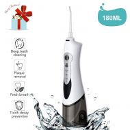 DELOVE Portable Water Flosser Cordless Oral Irrigator Electric USB Rechargeable Dental Water Jet Flosser Care...