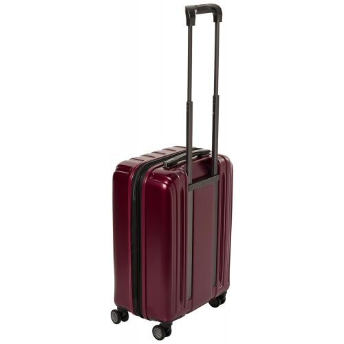  DELSEY Paris Luggage Helium Titanium 21 Carry-On Expandable Spinner Trolley, Black Cherry Red