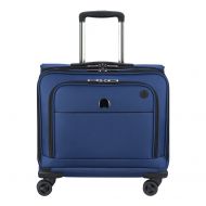 DELSEY Paris 4 Wheel Spinner Mobile Laptop Briefcase, Blue One Size