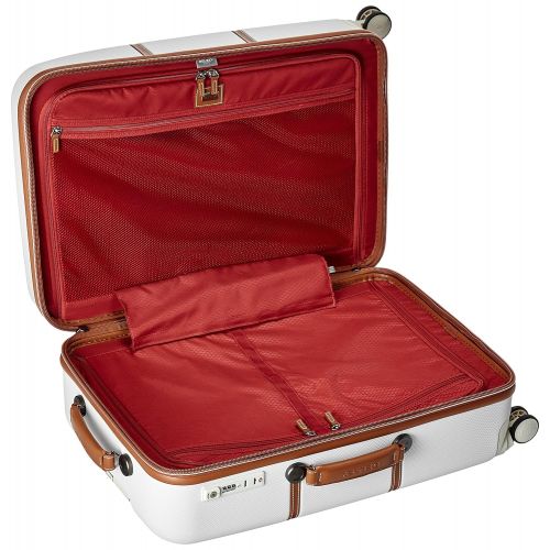  DELSEY Paris Luggage Chatelet Hard+ Medium Checked Spinner Suitcase Hardside with Lock, Champagne