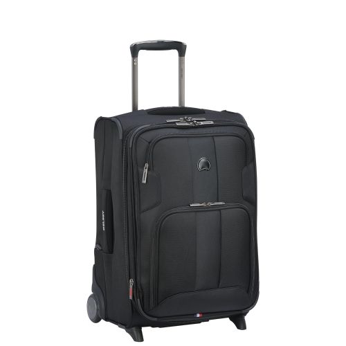  DELSEY Paris Delsey Paris Luggage Sky Max Carry On Expandable 2 Wheeled Suitcase, Black