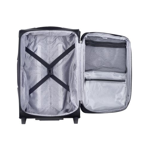  DELSEY Paris Delsey Paris Luggage Sky Max Carry On Expandable 2 Wheeled Suitcase, Black