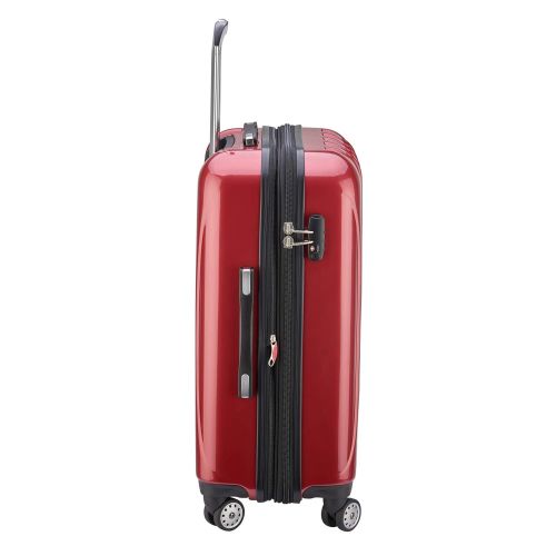  DELSEY Paris Luggage Helium Aero 25 Expandable Spinner Trolley, Brick Red