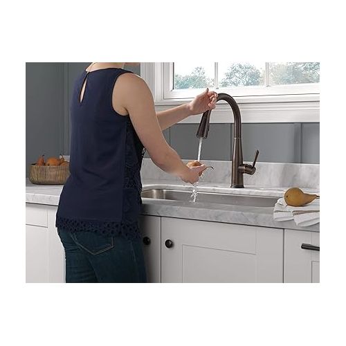  Delta Faucet Essa Touch 9113T-RB-DST Oil Rubbed Bronze Deck Mount Kitchen Faucet with Pull Down Sprayer, Touch2O Technology, Venetian Bronze