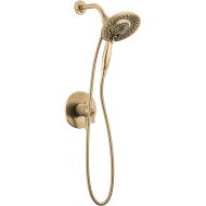 Delta Faucet Saylor 17 Series Gold Shower Valve Trim Kit with In2ition 2-in-1 Shower Head with Handheld Spray, Shower Faucet, Shower Head and Handle, Champagne Bronze T17235-CZ-I (Valve Not Included)