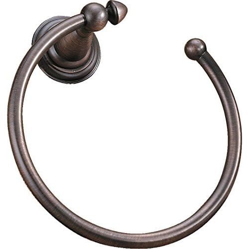  Delta Faucet 75046RB Victorian Towel Ring, SpotShield Venetian Bronze