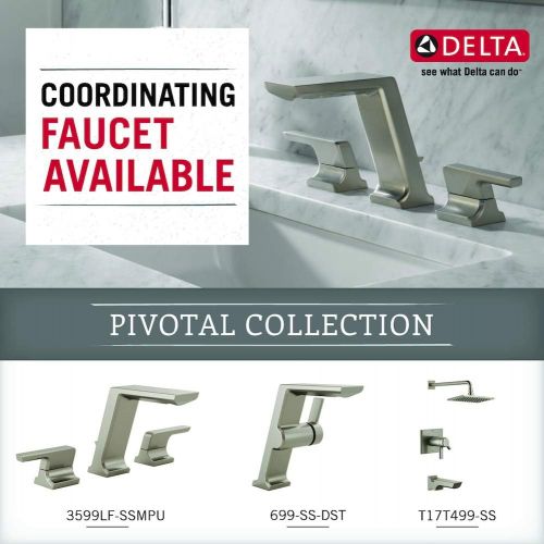  Delta Faucet 79924-SS Pivotal Towel Bar, Stainless Steel