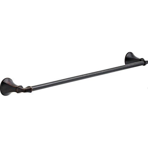  DELTA FAUCET Delta 76424-RB Ashlyn Towel Bar, 24″, Venetian Bronze