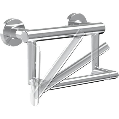  Delta Faucet 41550 Contemporary Pivoting Tissue Holder / Assist Bar, Polished Chrome