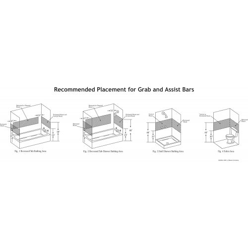  Delta Faucet 41316 Transitional Corner Shelf / Assist Bar, Polished Chrome