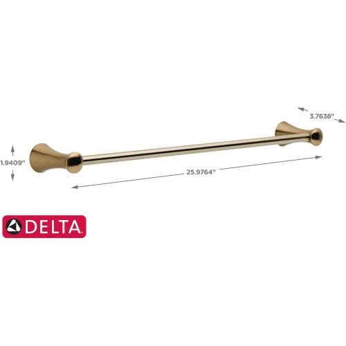  Delta Faucet Lahara Bronze Bathroom Faucet with Coordinating Bathroom Accessories Included, Bathroom Sink Faucet, Toilet Paper Holder, Towel Bar, Robe Hook, Towel Ring