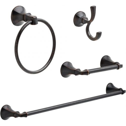  DELTA FAUCET Delta KA-ASH-4-RB Ashlyn 4-Piece Accessory Kit, Venetian Bronze