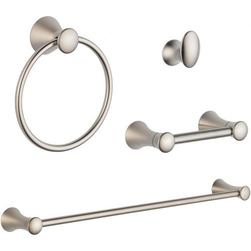  DELTA FAUCET Delta KA-LAH-4-SS Lahara 4-Piece Accessory Kit, Stainless