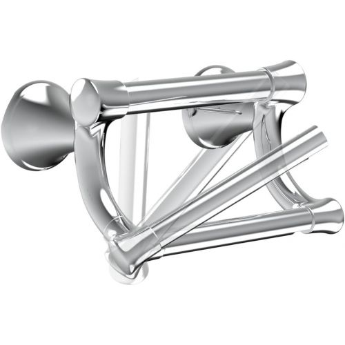  Delta Faucet 41450 Transitional Pivoting Tissue Holder / Assist Bar, Polished Chrome,4.75 x 5.13 x 6.00 inches