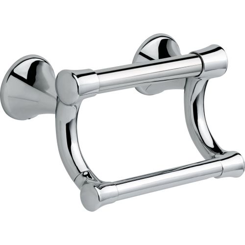  Delta Faucet 41450 Transitional Pivoting Tissue Holder / Assist Bar, Polished Chrome,4.75 x 5.13 x 6.00 inches