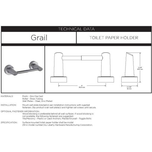  Delta Faucet 77150 Compel Toilet Paper Holder, 3.75 x 8.03 x 3.75 inches, Chrome