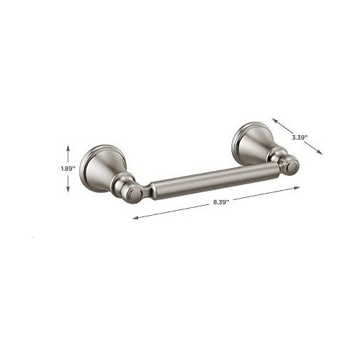  Delta Faucet 73250-SS Woodhurst Toilet Paper Holder, Brilliance Stainless Steel