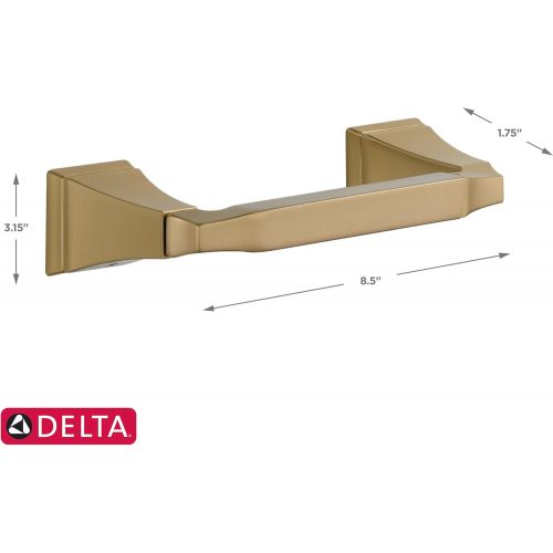  Delta Faucet 75150-CZ Dryden, Toilet Tissue Holder, Champagne Bronze,3.13 x 8.50 x 3.13 inches