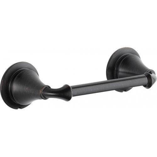  Delta Faucet 79450-RB Linden Pivoting, SpotShield Venetian Bronze Toilet Paper Holder, 3.25 x 11.10 x 4.50 inches