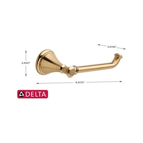  Delta Faucet 79750-CZ Cassidy Toilet Paper Holder, 3.63 x 8.38 x 3.63 inches, Champagne Bronze