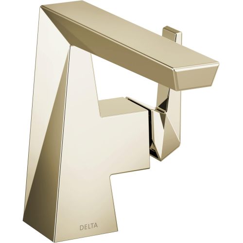  Delta Faucet 543-PNLPU-DST Trillian Handle Bathroom Faucet Single Hole, Polished Nickel