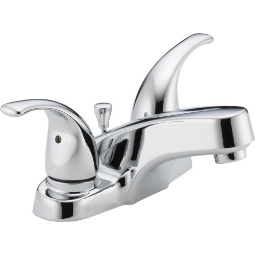  DELTA FAUCET Peerless P299628LF-M Choice Two Handle Bathroom Faucet, Chrome