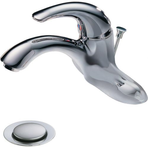  Delta Faucet 22C351 22T, Single Handle Centerset Bathroom Faucet, Chrome