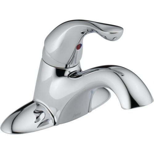  DELTA FAUCET Delta 500-DST Classic Single Handle Centerset Bathroom Faucet - Less Pop-Up, Chrome