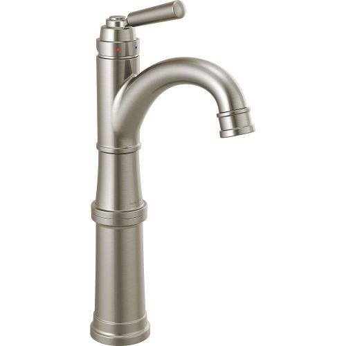  Delta Faucet P1723LF-BN Westchester Vessel Bathroom Faucet Single Handle, Brushed Nickel