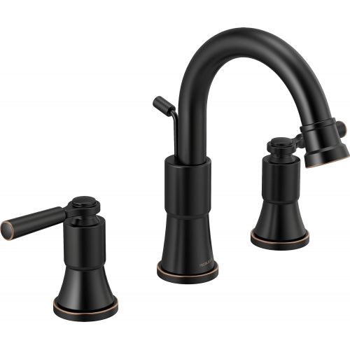 Delta Faucet P3523LF-OB Westchester Widespread Bathroom Faucet Two Handle, Oil Bronze