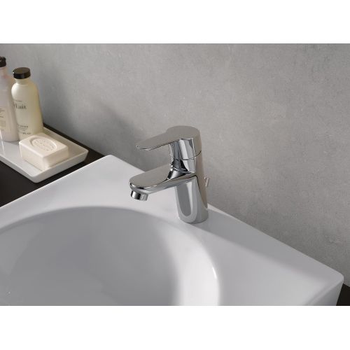  Delta Faucet 573LF-MPU-PP Modern Single Handle Project-Pack Lavatory Faucet, Chrome